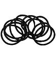Little Wonders Hårelastikker - Rosa - 10-Pak - Black Glitter Little Wonders Hårelastikker - Rosa - 10-Pak - Black Glitter