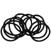 Little Wonders Hårelastikker - Rosa - 10-Pak - Black Glitter Little Wonders Hårelastikker - Rosa - 10-Pak - Black Glitter