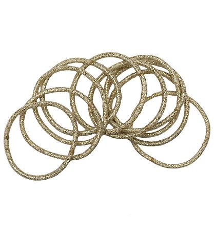 Little Wonders Hårelastikker - Rosa - 10-Pak - Champagne Glitter Little Wonders Hårelastikker - Rosa - 10-Pak - Champagne Glitter