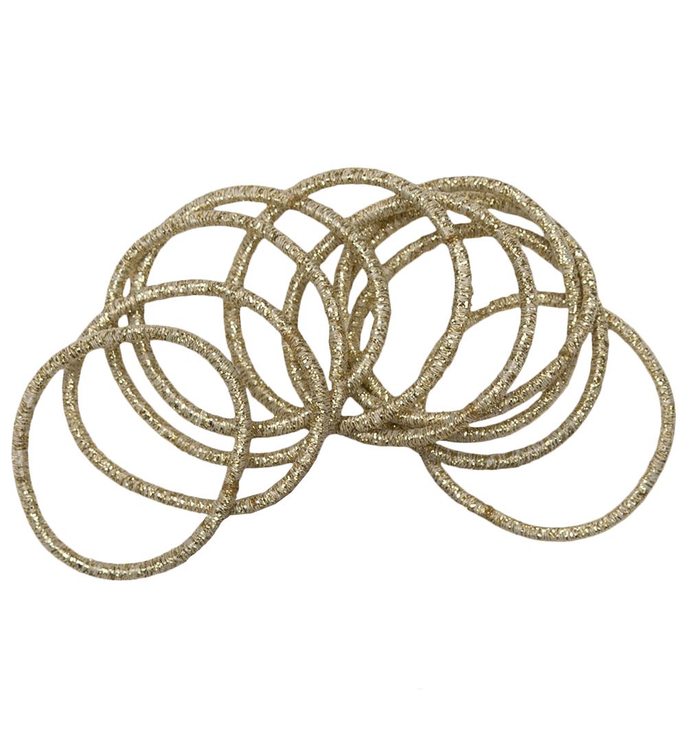 Little Wonders Haargummis - Rosa - 10er-Pack - Champagne Glitter - Little Wonders - One Size - Haarschmuck