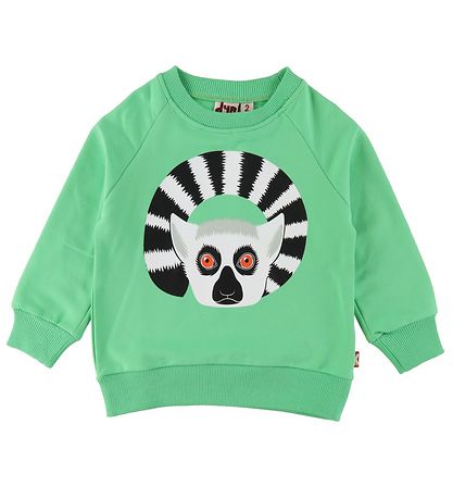 DYR Sweatshirt - Bellow - Fresh Pea m. Kattalemur