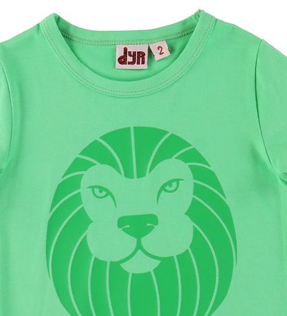 DYR T-Shirt - Growl T - Fresh Pea m. Løve