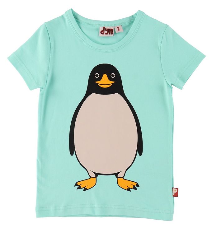 DYR-Cph T-Shirt - Dyrgrowl - Fresh Mint m. Pingvin