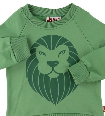 DYR Sweatshirt - Bellow - Sage m. Løve
