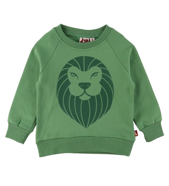 DYR Sweatshirt - Bellow - Sage m. Løve