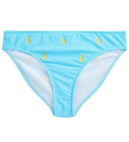 Polo Ralph Lauren Bikini - Lyseblå m. Gul