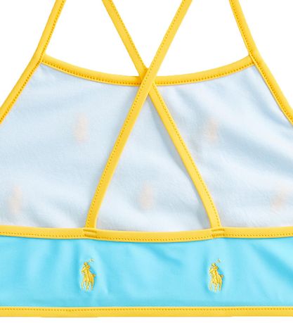Polo Ralph Lauren Bikini - Lyseblå m. Gul