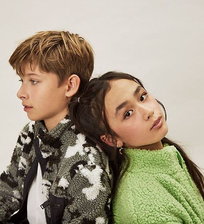 Hound Fleece Jacket - Teddy - Power Green