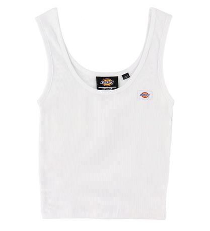 Dickies Top - Mapleton Waistcoat - White Dickies Top - Mapleton Waistcoat - White