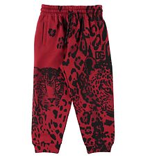 Dolce & Gabbana Sweatpants - Animalier - Rød Leo Dolce & Gabbana Sweatpants - Animalier - Rød Leo