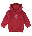 Tommy Hilfiger Hættetrøje - Varsity - Cranberry Crush Tommy Hilfiger Hættetrøje - Varsity - Cranberry Crush