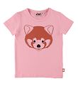 DYR T-shirt - Growl T - Pastel Pink m. Panda