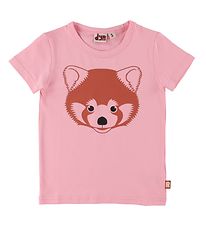 DYR T-shirt - Growl T - Pastel Pink m. Panda