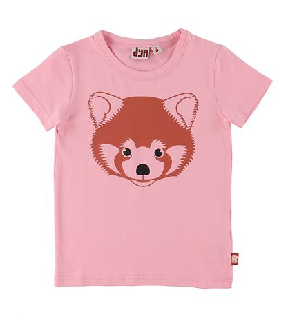 DYR T-shirt - Growl T - Pastel Pink m. Panda