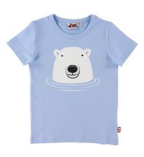 DYR T-shirt - Pastel Blue m. Isbjørn