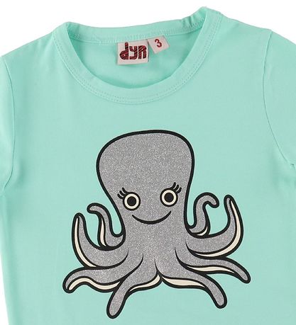 DYR T-shirts - Growl T - Fresh Mint m. Blæksprutte