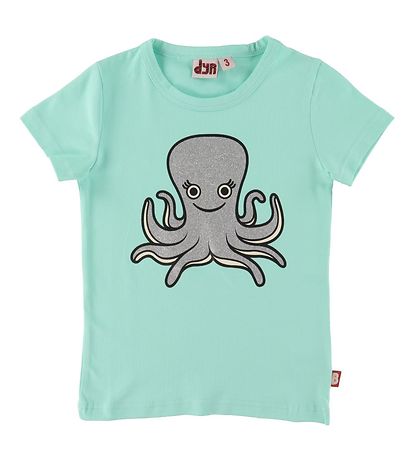 DYR T-shirts - Growl T - Fresh Mint m. Blæksprutte