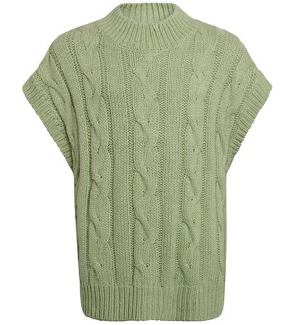 Grunt Vest - Strik - Brie - Light Green Grunt Vest - Strik - Brie - Light Green
