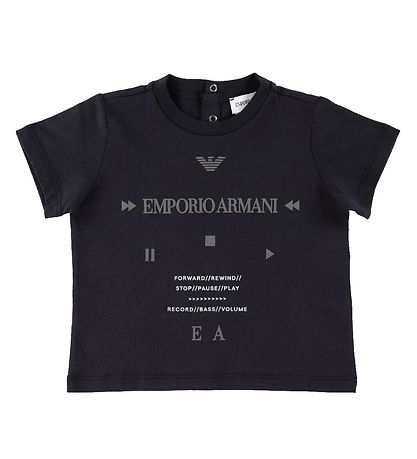 Emporio Armani T-Shirt - 3er-Pack - Blau/Weiß/Navy m. Reflex