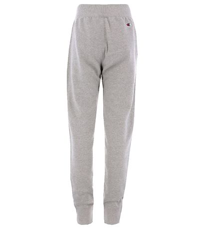 Champion Fashion Sweatpants - Rib Cuff - Grå m. Logo Champion Fashion Sweatpants - Rib Cuff - Grå m. Logo