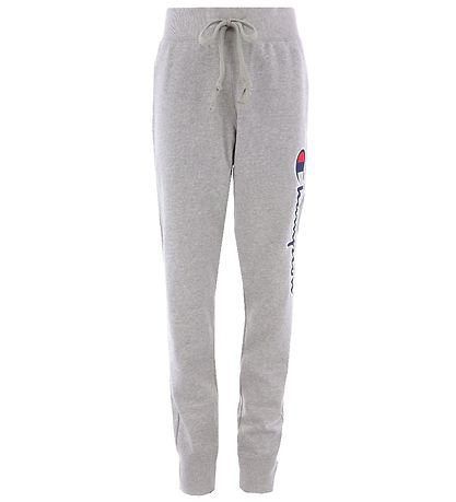 Champion Fashion Sweatpants - Rib Cuff - Grå m. Logo Champion Fashion Sweatpants - Rib Cuff - Grå m. Logo
