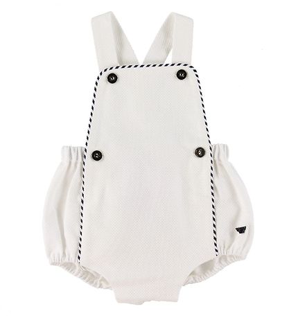 Emporio Armani Set - Bodysuit/Overalls/Bølleaht - White Emporio Armani Set - Bodysuit/Overalls/Bølleaht - White