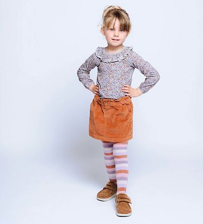 Hust and Claire Strømpebukser - Frankie - Lavender m. Striber Hust and Claire Strømpebukser - Frankie - Lavender m. Striber