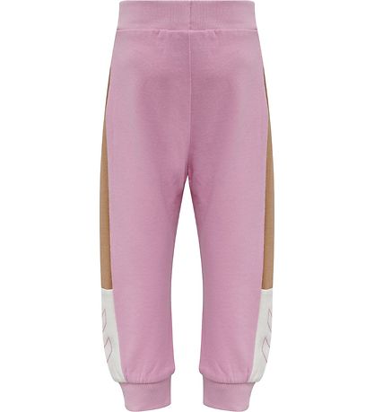 Hummel Sweatpants - hmlAnju - Rosa/Brun Hummel Sweatpants - hmlAnju - Rosa/Brun
