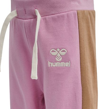 Hummel Sweatpants - hmlAnju - Rosa/Brun Hummel Sweatpants - hmlAnju - Rosa/Brun