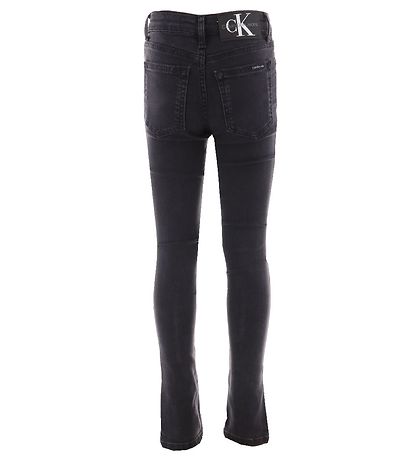 Calvin Klein Jeans - Stretch Split Hem - Soft Black Calvin Klein Jeans - Stretch Split Hem - Soft Black