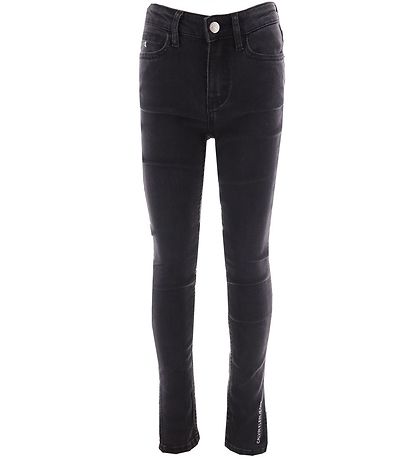 Calvin Klein Jeans - Stretch Split Hem - Soft Black Calvin Klein Jeans - Stretch Split Hem - Soft Black