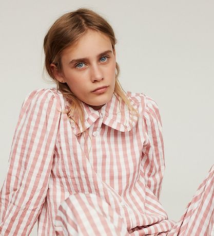 Petit by Sofie Schnoor Skjorte - Dark Rose m. Tern