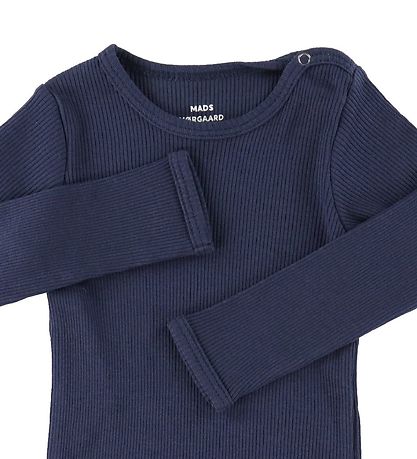 Mads Nørgaard Body l/æ - Rib - Navy Mads Nørgaard Body l/æ - Rib - Navy