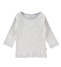 Mads Nørgaard Bluse - Tobinino - Off White/Gråmeleret Mads Nørgaard Bluse - Tobinino - Off White/Gråmeleret