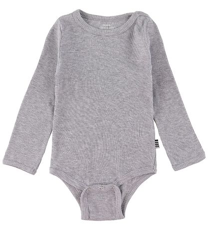 Mads Nørgaard Body l/æ - Rib - Gråmeleret