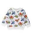 Stella McCartney Kids Sweatshirt - Hvid m. Havprint Stella McCartney Kids Sweatshirt - Hvid m. Havprint