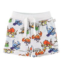 Stella McCartney Kids Sweatshorts - Hvid m. Havprint Stella McCartney Kids Sweatshorts - Hvid m. Havprint