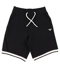 Emporio Armani Shorts - Sort m. Hvid Emporio Armani Shorts - Sort m. Hvid