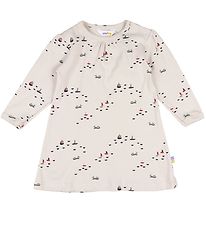Joha Kjole - Beige m. Både Joha Kjole - Beige m. Både