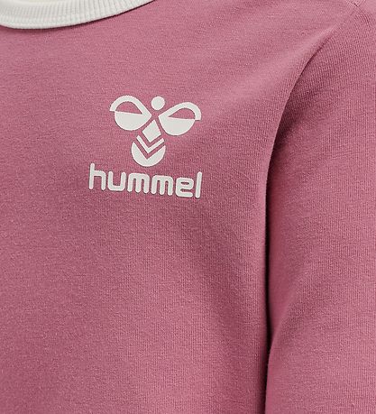 Hummel Bluse - hmlMaule - Heather Rose m. Hvid Hummel Bluse - hmlMaule - Heather Rose m. Hvid
