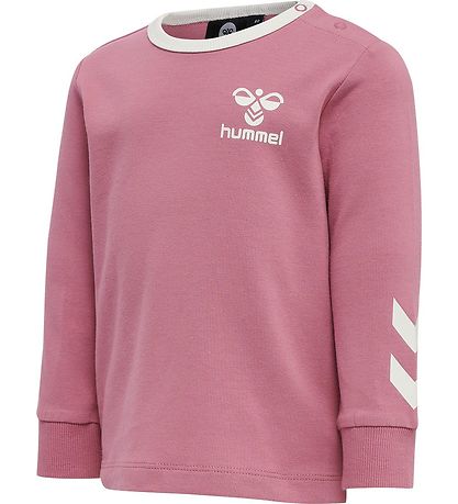 Hummel Bluse - hmlMaule - Heather Rose m. Hvid Hummel Bluse - hmlMaule - Heather Rose m. Hvid