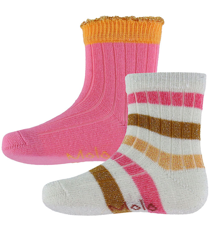 Molo Strømper - 2-pak - Nomi - Bubblegum