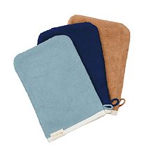 Fabelab Badehandske - 3-pak - Cottage Blue/Caramel/Midnight Blue Fabelab Badehandske - 3-pak - Cottage Blue/Caramel/Midnight Blue