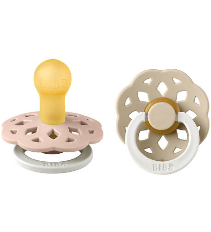 BIBS Boheme Natsutter - 2-pak - Str. 1 - Rund - Blush/Vanilla BIBS Boheme Natsutter - 2-pak - Str. 1 - Rund - Blush/Vanilla