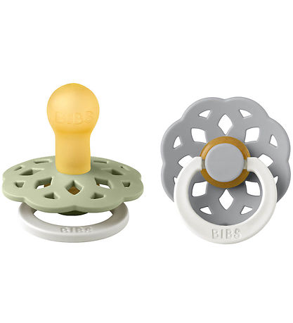 BIBS Böhmen Leuchtende Schnuller - 2er-Pack - Gr. 1 - Rund - Sag