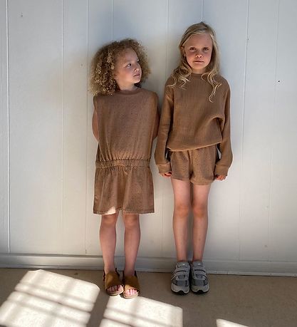 Gro Kjole - Ally - Warm Beige m. Prikker Gro Kjole - Ally - Warm Beige m. Prikker