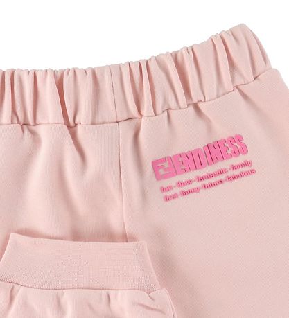 Fendi Sweatpants - Rosa m. Tekst Fendi Sweatpants - Rosa m. Tekst