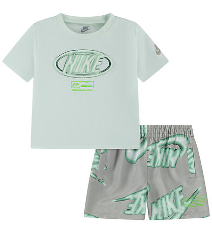 Nike shortssæt - T-shirt/ Shorts - Spruce Fog