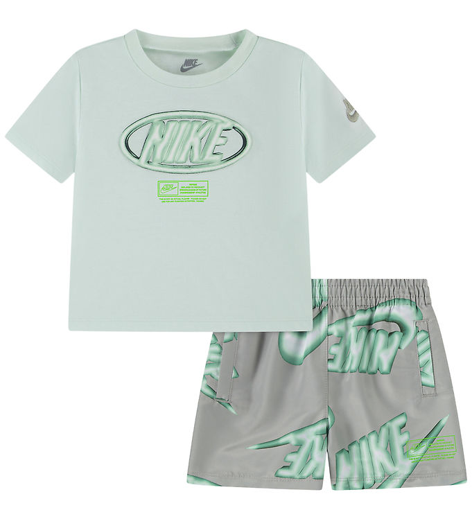 Nike shortssæt - T-shirt/ Shorts - Spruce Fog