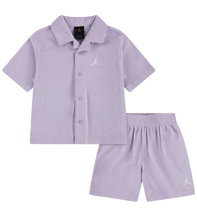 Jordan Shortssæt - Frotté - Violet Mist